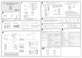 Notice Hikvision DSPIT50 Détecteur de présence
