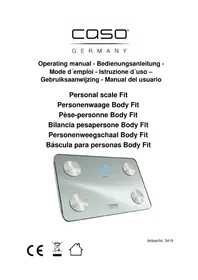 Notice CASO BODY FIT 3410 Balance