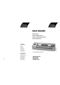 Solis Maxima 565 - Appareils à emballage sous vide