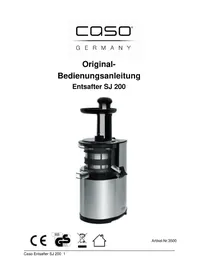 CASO SJ200 - Juicer