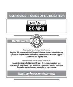 Notice Accessory Power INFILTRATE Lecteur multimédia portable