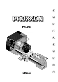 Notice PROXXON PD 400 Broyeur