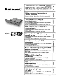 Viera TY37TM5G PANASONIC