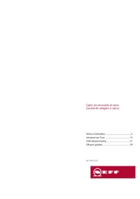 Notice NEFF N17XH10N0 Appareils à emballage sous vide