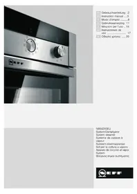 Notice NEFF N8642X0EU Cuiseur vapeur