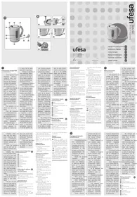 Notice UFESA ACTIVA HA7606 Bouilloire