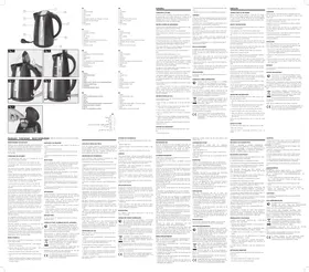 Notice UFESA ALLEGRO HA7620 Bouilloire