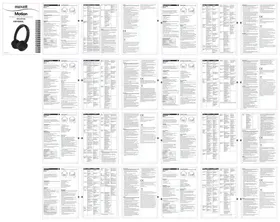 Notice MAXELL MOTION MXHBT900 Ecouteur
