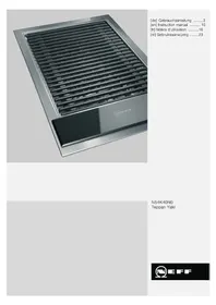 Notice NEFF TEPPAN YAKI DESIGN N54K40N0 Plaque teppanyaki