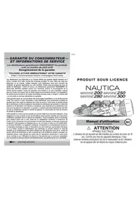 Notice Nautica NSR 300 Montre