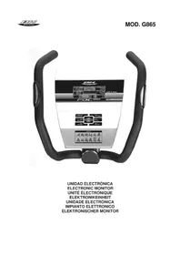 Notice BH FITNESS G865N Bicicletta ellittica