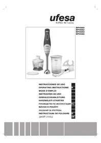 Notice UFESA BP4564 Блендер
