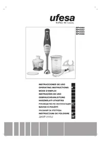 Notice UFESA BP4566 Блендер