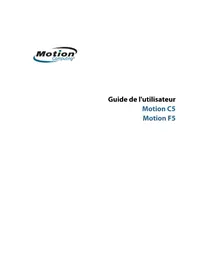 Notice Motion Computing C5 Tablette