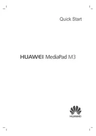 Notice HUAWEI MEDIAPAD M3 8.0 Tablet