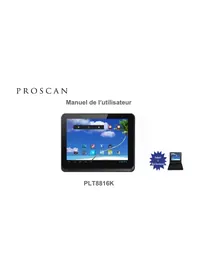 Proscan PLT8816K - Tablette