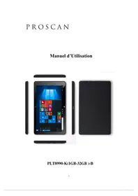 Proscan PLT8990K - Tablette