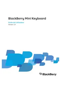 Notice BLACKBERRY MINI KEYBOARD V1.0 Tablette