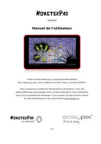 Notice EASYPIX MONSTERPAD RED NINJA DUAL CORE Tablette