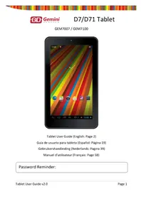 GEMINI D71 Tablet GEM7100 - Tablet