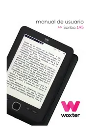 Notice WOXTER SCRIBA 195 Tablette