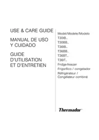 Notice THERMADOR T30IB800SP Réfrigérateur congélateur combiné