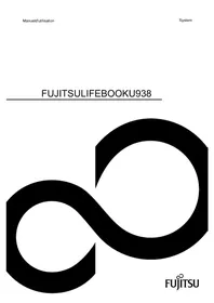 Notice FUJITSU LIFEBOOK U938 Tablette