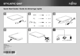 Notice FUJITSU STYLISTIC Q507 Tablette