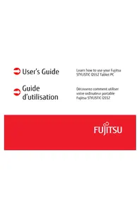 Notice FUJITSU STYLISTIC Q552 Tablette