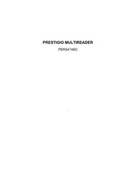 Notice PRESTIGIO MULTIREADER PER5474BC планшет