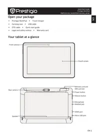PRESTIGIO MultiPad 4 Quantum 10.1 3G PMP5101D - Tablet