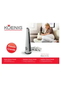 Notice KOENIG B06172 Chauffage