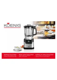 Notice KOENIG B00135 Appareil à soupe