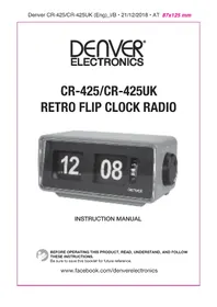 Notice DENVER CR425 Radio