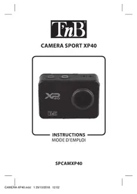 Notice TNB XP40 Caméscope