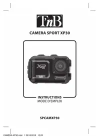 Notice TNB XP30 Caméscope