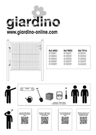 Notice Giardino 8100507 Clôture de jardin