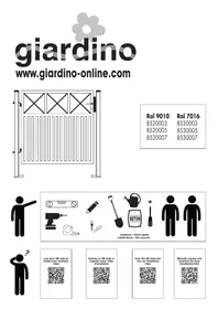 Notice Giardino 8520005 Portail
