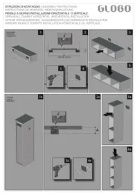Notice Globo EV1570 Meuble de rangement mural