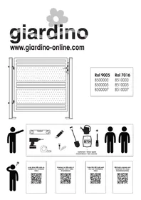 Notice Giardino 8500003 Clôture