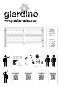 Notice Giardino 8510105 Clôture