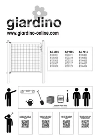 Notice Giardino 8100303 Clôture