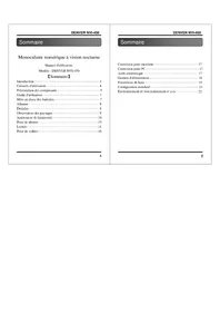 Notice DENVER NVI450 Jumelles