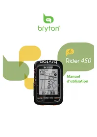 Notice Bryton RIDER 450 Smartwatch