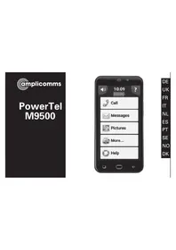 Notice Amplicomms POWERTEL M9500 Smartphone