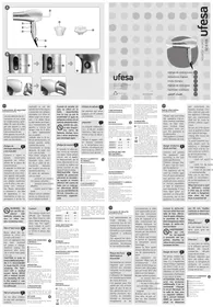 Notice UFESA SC8316 Sèche cheveux
