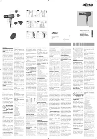 Notice UFESA SC8400 Sèche cheveux