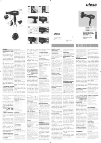 Notice UFESA SC8398 Sèche cheveux
