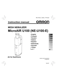 Notice OMRON MICROAIR U100 Inhalateur