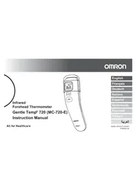 Notice OMRON GENTLE TEMP 720 Thermomètre